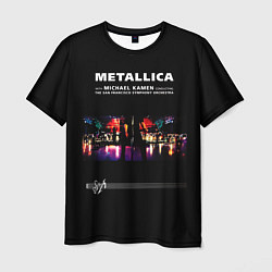 Футболка мужская Metallica S и M, цвет: 3D-принт