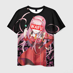Футболка мужская 02, ZERO TWO, DARLING IN THE FRANXX, цвет: 3D-принт