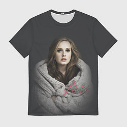 Футболка мужская Фото Адель, цвет: 3D-принт