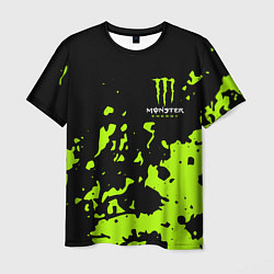 Футболка мужская Monster Energy green, цвет: 3D-принт