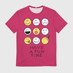 Футболка мужская Have a fun time веселись, цвет: 3D-принт