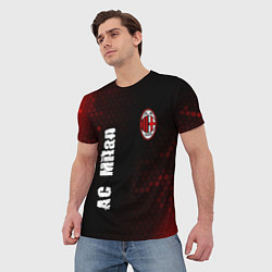 Футболка мужская AC MILAN AC Milan Графика, цвет: 3D-принт — фото 2