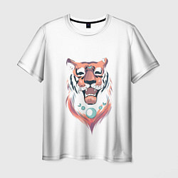 Футболка мужская Веселый тигренок :, цвет: 3D-принт