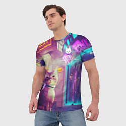 Футболка мужская Stray, цвет: 3D-принт — фото 2