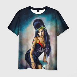 Футболка мужская Amy Jade Winehouse, цвет: 3D-принт
