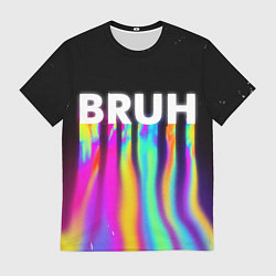 Футболка мужская BRUH Братан, цвет: 3D-принт