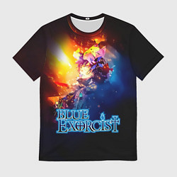 Футболка мужская Рин Окумура - Синий Экзорцист, цвет: 3D-принт