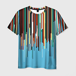 Футболка мужская Glitch pattern 2087, цвет: 3D-принт