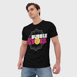 Футболка мужская Bubble Kvass - emblem, цвет: 3D-принт — фото 2