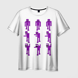 Футболка мужская Five Nights At Freddys purple guy, цвет: 3D-принт
