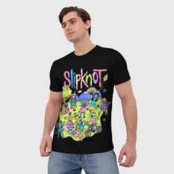 Футболка мужская Slipknot cuties, цвет: 3D-принт — фото 2