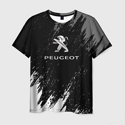 Футболка мужская Peugeot авто бренд, цвет: 3D-принт