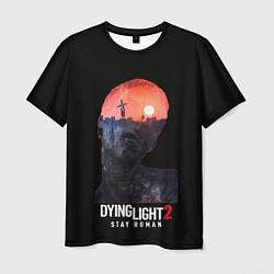 Футболка мужская Dying Light Stay Human, цвет: 3D-принт