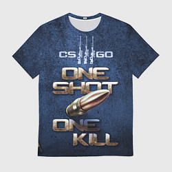 Футболка мужская One Shot One Kill CS GO, цвет: 3D-принт
