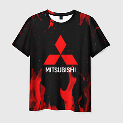 Футболка мужская Mitsubishi Red Fire, цвет: 3D-принт