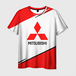 Футболка мужская Mitsubishi Logo Geometry, цвет: 3D-принт