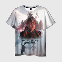 Футболка мужская Элой Horizon Forbidden West game, цвет: 3D-принт