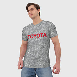 Футболка мужская TOYOTA PATTERN LOGO Z, цвет: 3D-принт — фото 2