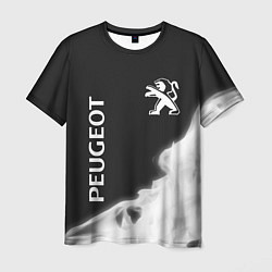 Футболка мужская PEUGEOT - Огненный Лев, цвет: 3D-принт