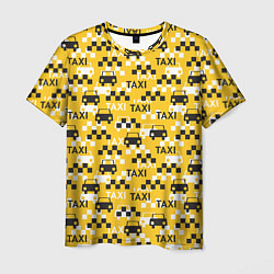 Футболка мужская Такси Taxi, цвет: 3D-принт