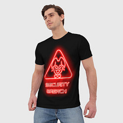 Футболка мужская Logo Five Nights at Freddys: Security Breach, цвет: 3D-принт — фото 2