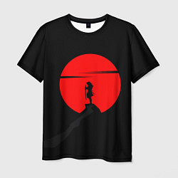 Футболка мужская SAMURAI RED MOON, цвет: 3D-принт
