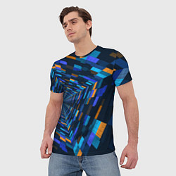 Футболка мужская Geometric pattern Fashion Vanguard, цвет: 3D-принт — фото 2
