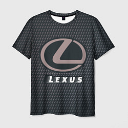 Футболка мужская LEXUS Lexus - Карбон, цвет: 3D-принт