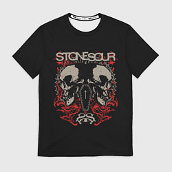 Футболка мужская Stone Sour рок, цвет: 3D-принт
