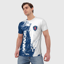 Футболка мужская SCANIA SAAB, цвет: 3D-принт — фото 2