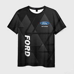 Футболка мужская Ford Форд Треугольники, цвет: 3D-принт