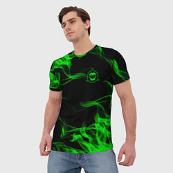 Футболка мужская Battletoads огонь, цвет: 3D-принт — фото 2