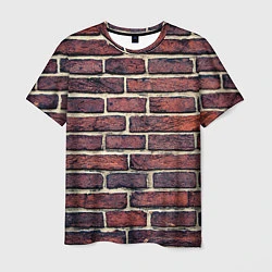 Футболка мужская Brick Wall, цвет: 3D-принт