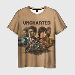 Футболка мужская Uncharted Анчартед, цвет: 3D-принт