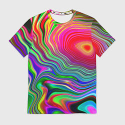 Футболка мужская Expressive pattern Neon, цвет: 3D-принт