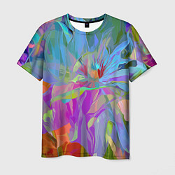 Мужская футболка Abstract color pattern Summer 2022