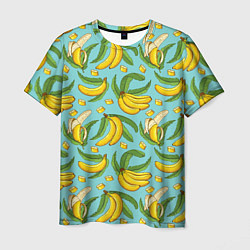 Футболка мужская Banana pattern Summer Fashion 2022, цвет: 3D-принт