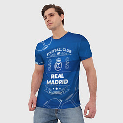 Футболка мужская Real Madrid FC 1, цвет: 3D-принт — фото 2