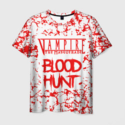 Футболка мужская Vampire The Masquerade Bloodhunt, лого, цвет: 3D-принт