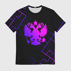 Футболка мужская Двуглавый орел - Россия, цвет: 3D-принт