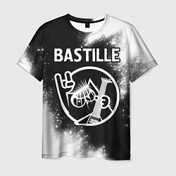 Футболка мужская Bastille - КОТ - Краска, цвет: 3D-принт