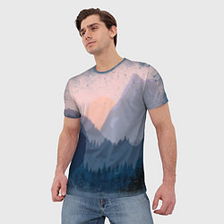 Футболка мужская Call of the Mountain, цвет: 3D-принт — фото 2