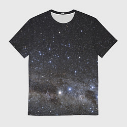 Футболка мужская Космический космос, цвет: 3D-принт