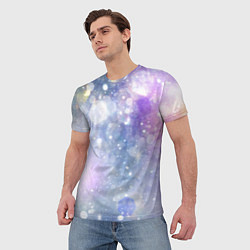 Футболка мужская Абстрактные блики, цвет: 3D-принт — фото 2