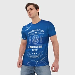 Футболка мужская Leicester City FC 1, цвет: 3D-принт — фото 2
