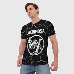 Футболка мужская Lacrimosa КОТ Трещины, цвет: 3D-принт — фото 2