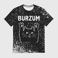 Футболка мужская Burzum Rock Cat, цвет: 3D-принт