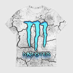 Футболка мужская MONSTER WHITE БЕЛЫЙ МОНСТР, цвет: 3D-принт