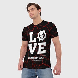 Футболка мужская Gears of War Love Классика, цвет: 3D-принт — фото 2