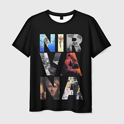 Футболка мужская Nirvana Альбомы, цвет: 3D-принт